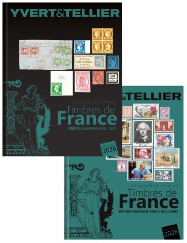 TOME 1 - 2026 (Catalogue des Timbres de France- 2 volumes : Période Classique et Moderne)