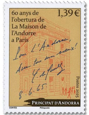 n° 931 - Timbre ANDORRE Poste