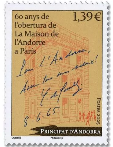 n° 931 - Timbre ANDORRE Poste
