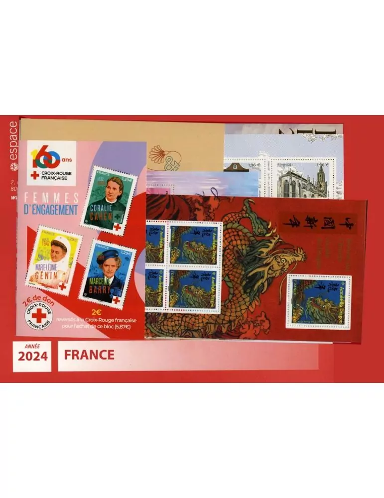n° 5742/F5828 - Timbre France Année complète (2024)