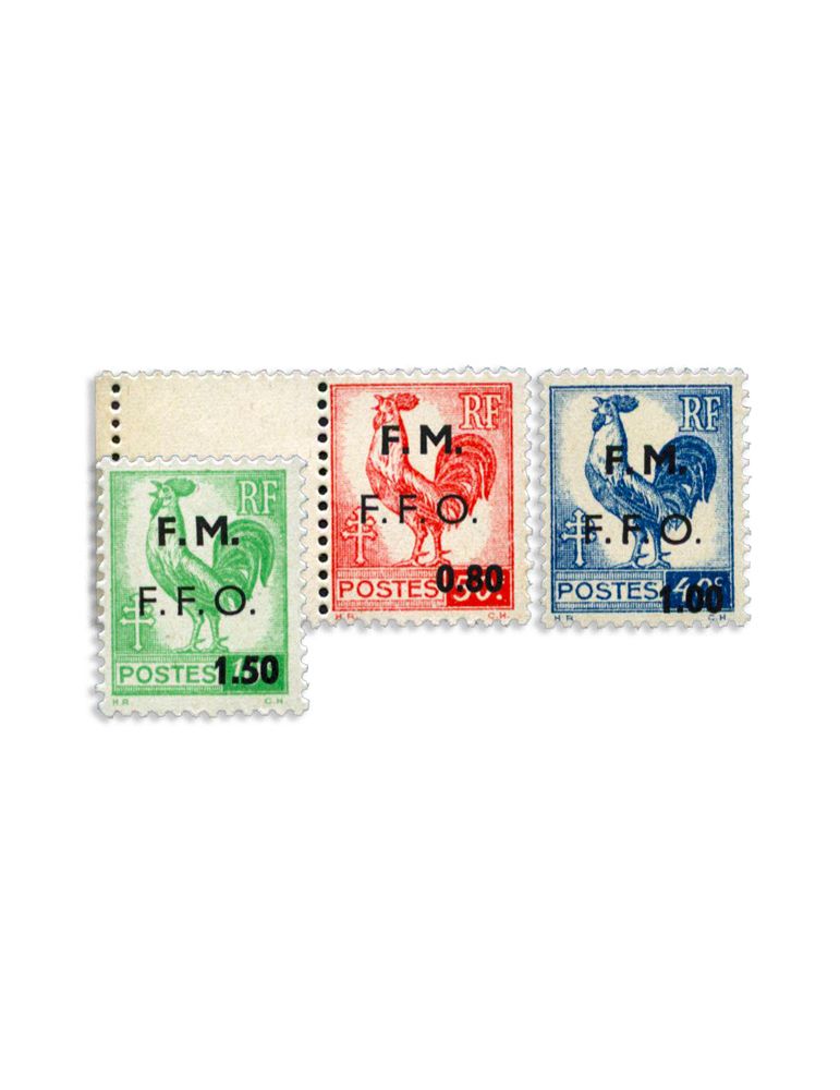 n° 1/3 - Timbre FRANCE Liberation