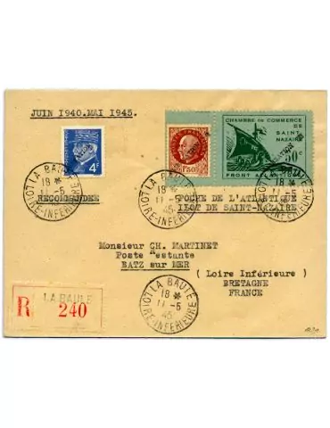 France : Timbres de Guerre (Saint-Nazaire)