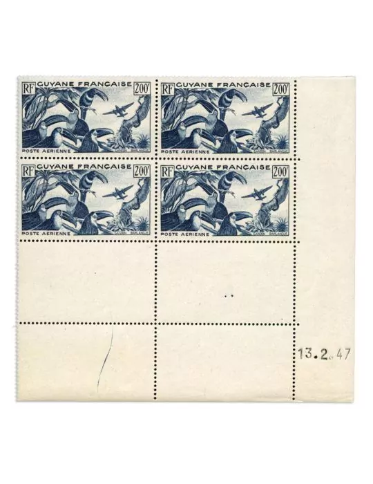 n° 35/37 - Timbre GUYANE Poste Aerienne