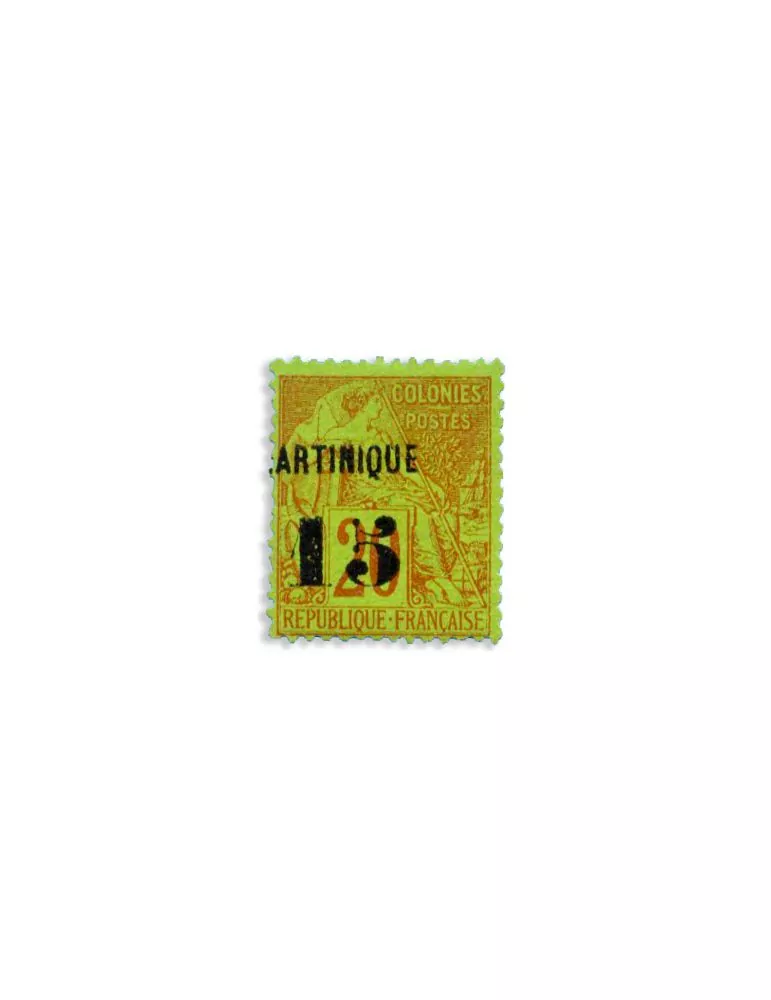 n° 5 - Timbre MARTINIQUE Poste