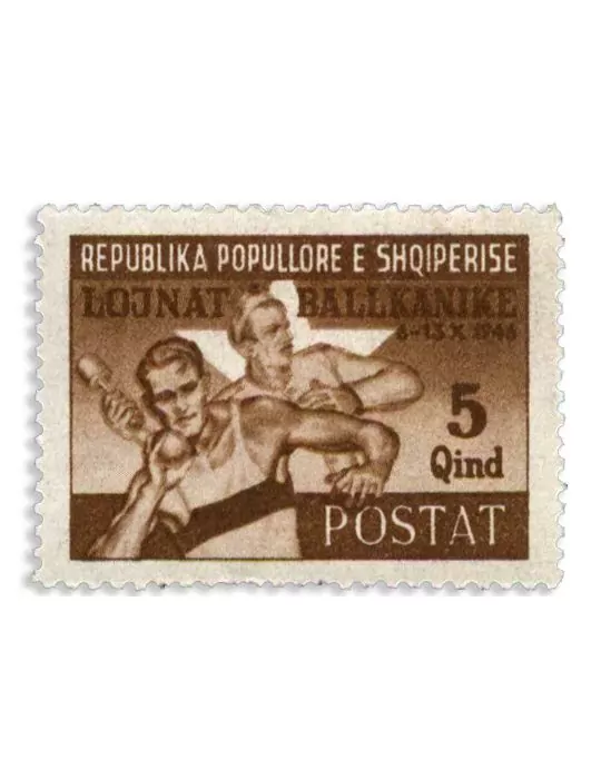 n° 347/353/ - Timbre ALBANIE Poste