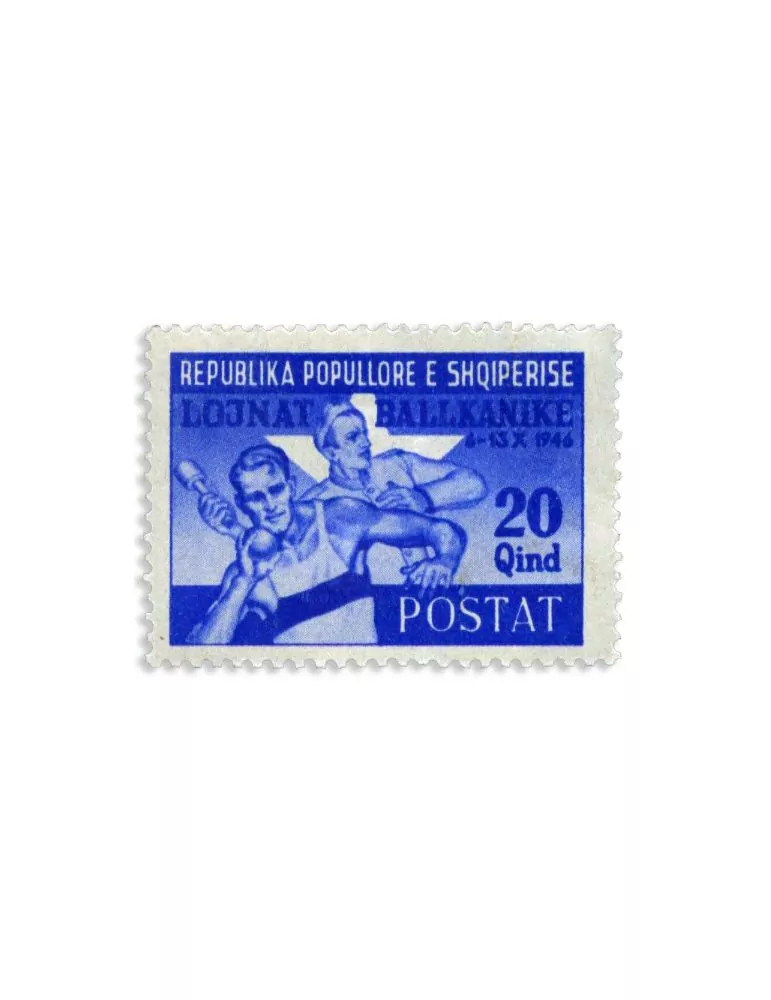 n° 347/353/ - Timbre ALBANIE Poste