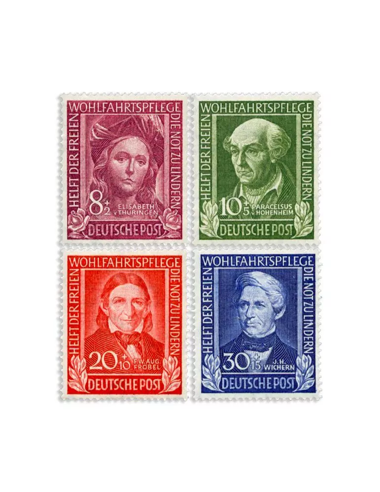 n° 3/6 - Timbre ALLEMAGNE FEDERALE Poste