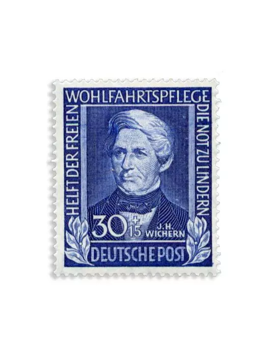 n° 3/6 - Timbre ALLEMAGNE FEDERALE Poste
