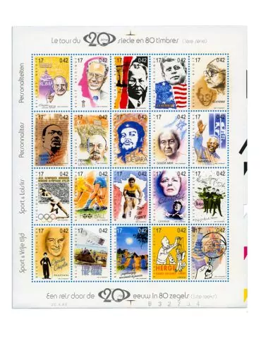 n° 2855/2874, 2940/2959, 3019/3038 - Timbre BELGIQUE Poste 2