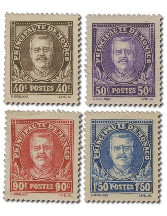 n° 115/118* - Timbre MONACO Poste