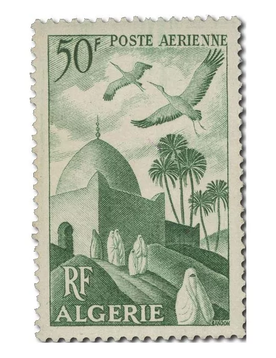 PA n° 9/12** - Timbre ALGERIE Poste Aerienne