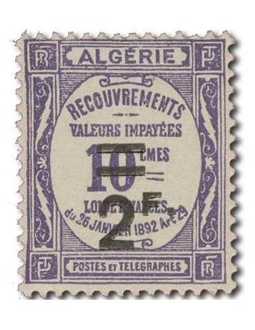 Taxe n° 24** - Timbre ALGERIE Taxe