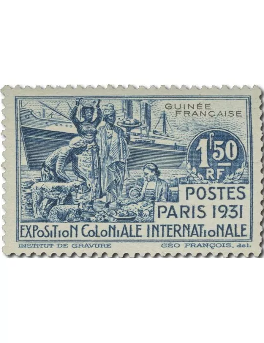n° 115/118** - Timbre GUINEE Poste