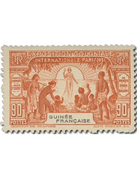 n° 115/118** - Timbre GUINEE Poste