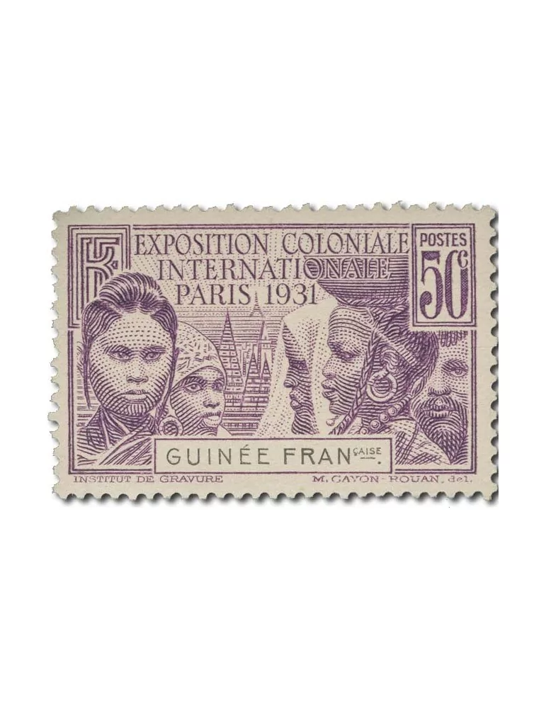 n° 115/118** - Timbre GUINEE Poste