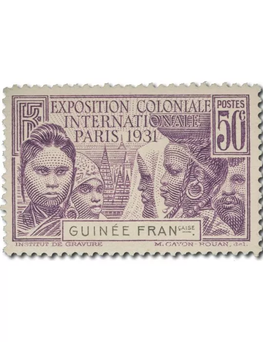 n° 115/118** - Timbre GUINEE Poste