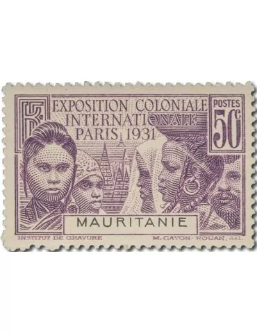 n° 62/65** - Timbre MAURITANIE Poste 2