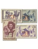n° 119/122** - Timbre MAURITANIE Poste