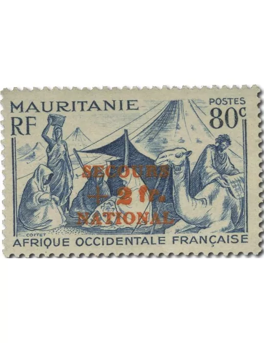 n° 119/122** - Timbre MAURITANIE Poste