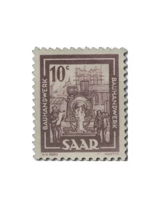 n° 255/262* - Timbre SARRE Poste