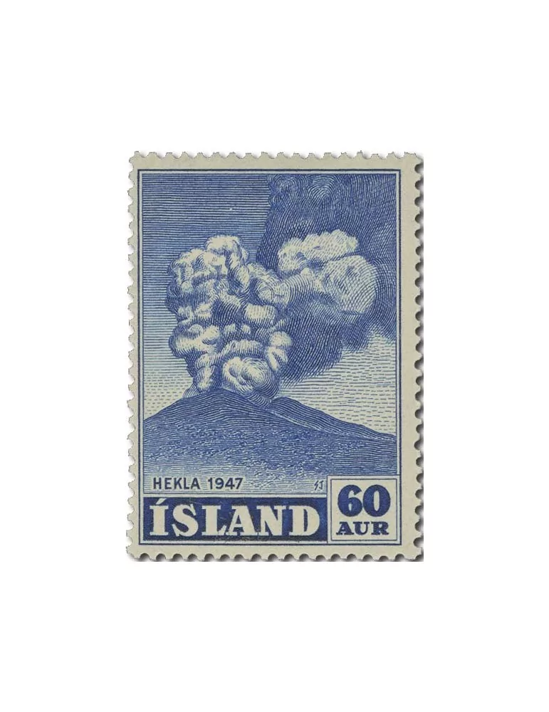 n° 208/214* - Timbre ISLANDE Poste