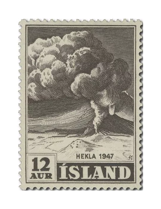 n° 208/214* - Timbre ISLANDE Poste