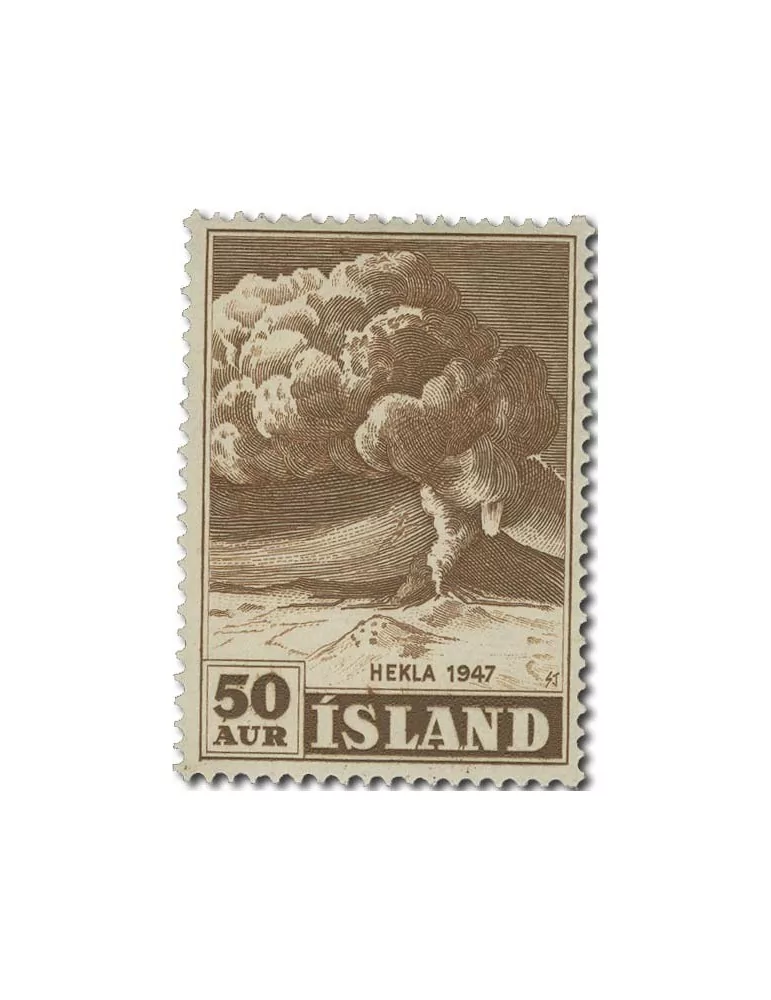 n° 208/214* - Timbre ISLANDE Poste
