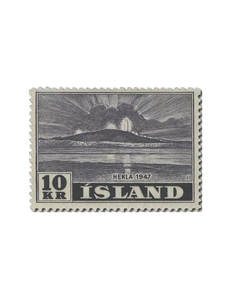 n° 208/214* - Timbre ISLANDE Poste