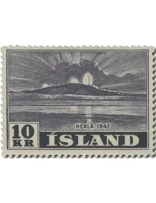 n° 208/214* - Timbre ISLANDE Poste