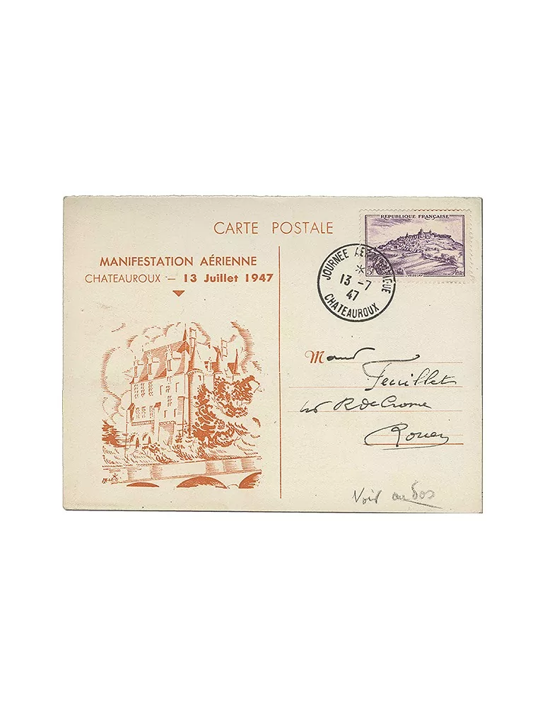 France : Carte souvenir Chateauroux