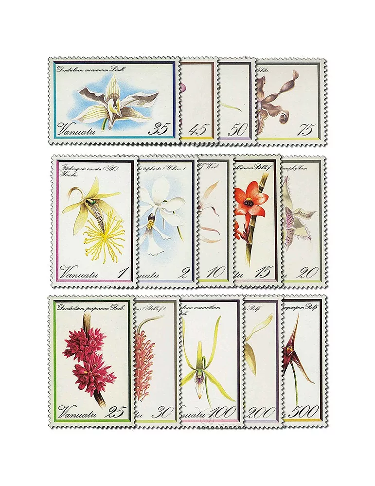 n° 643/656** - Timbre VANUATU Poste