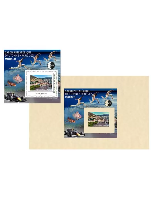 n° 102-102a-102b - Timbre France CNEP