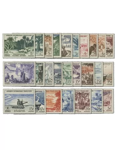 COLONIES : Grandes Series Coloniales (Série FIDES 1956)