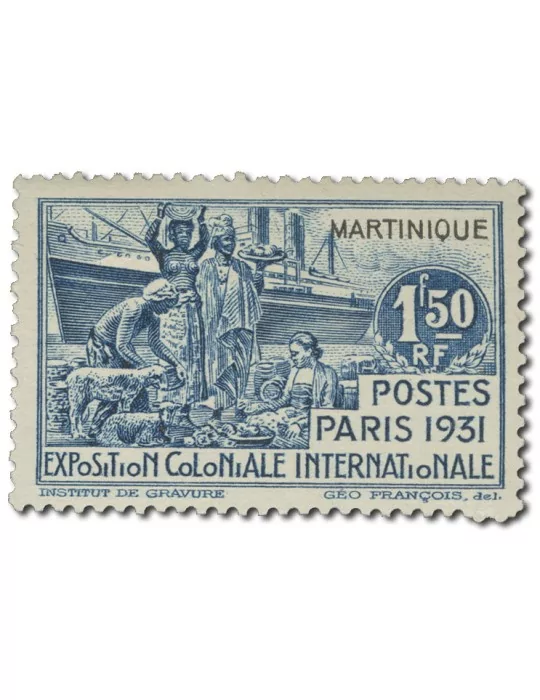 n° 129/132* - Timbre MARTINIQUE Poste