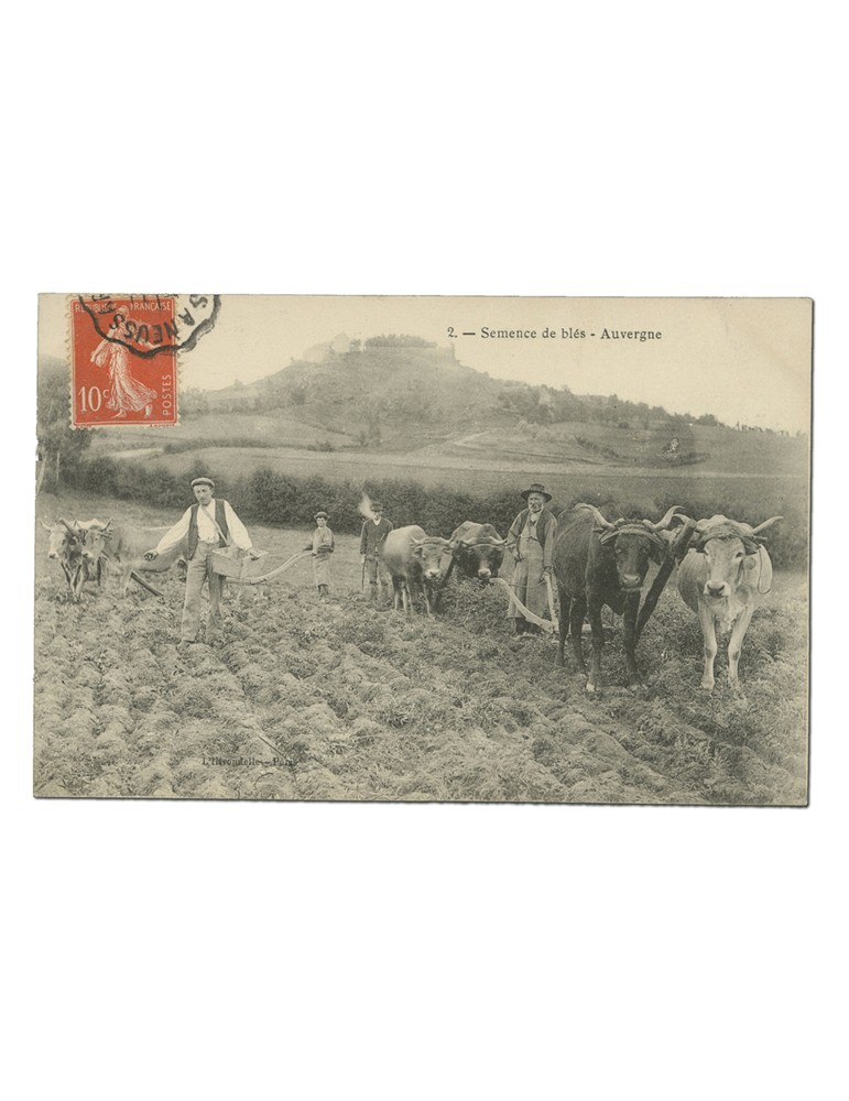 4 CPA - Timbre FRANCE Cpa