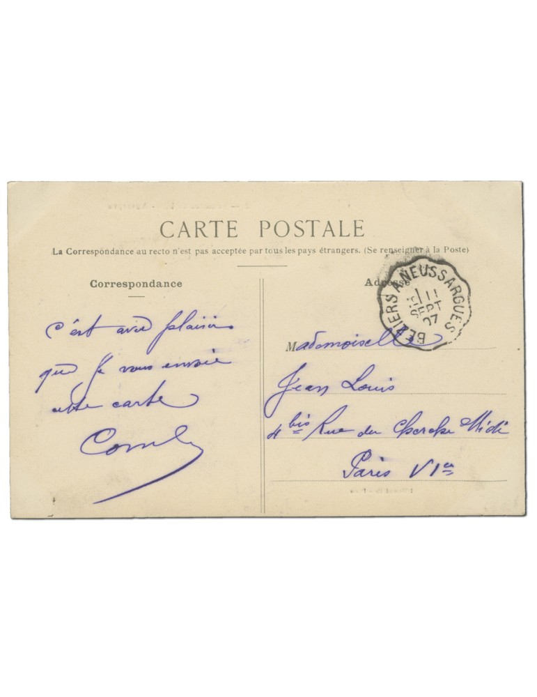 4 CPA - Timbre FRANCE Cpa
