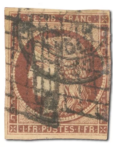 n° 6 obl. ST - Timbre FRANCE Poste