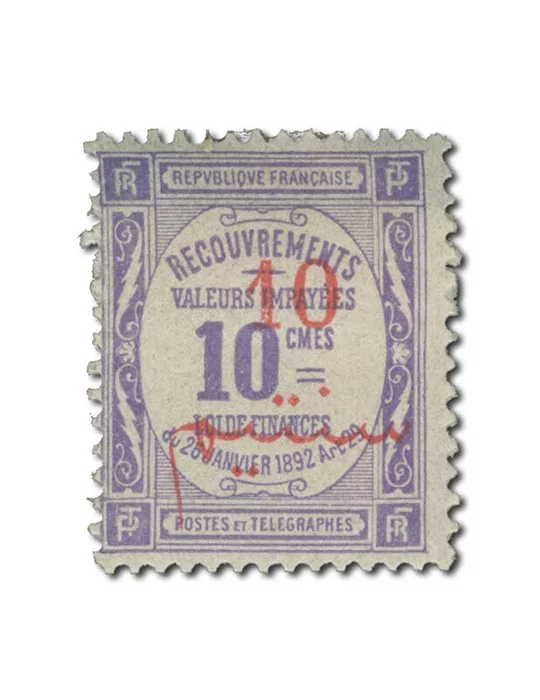 n° 10/16* - Timbre MAROC Taxe