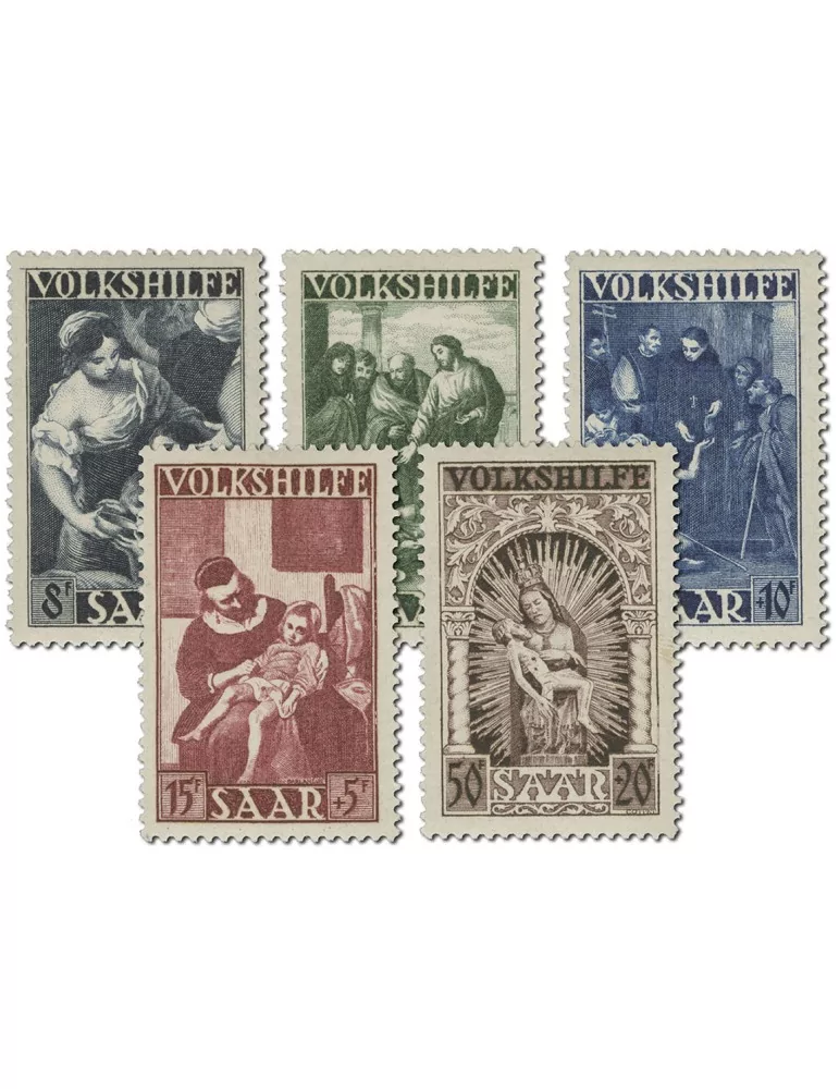 n° 263/267* - Timbre SARRE Poste