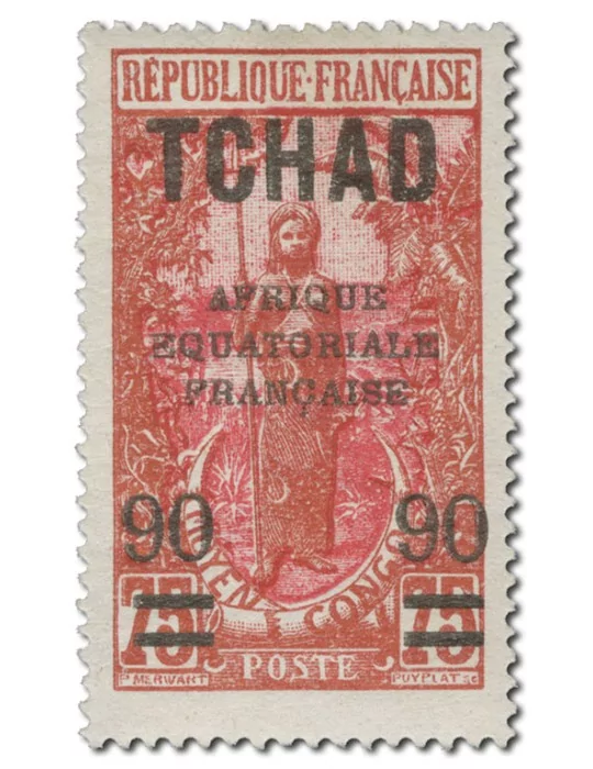 n° 47/56* - Timbre TCHAD Poste