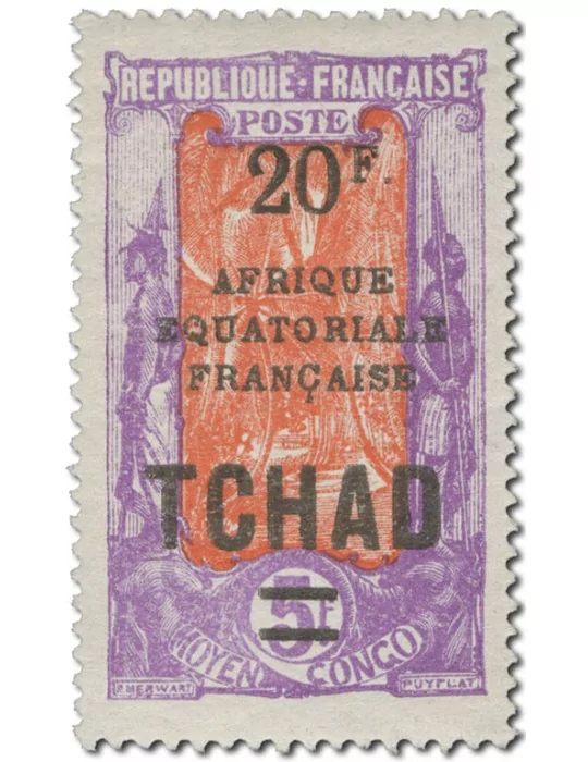 n° 47/56* - Timbre TCHAD Poste