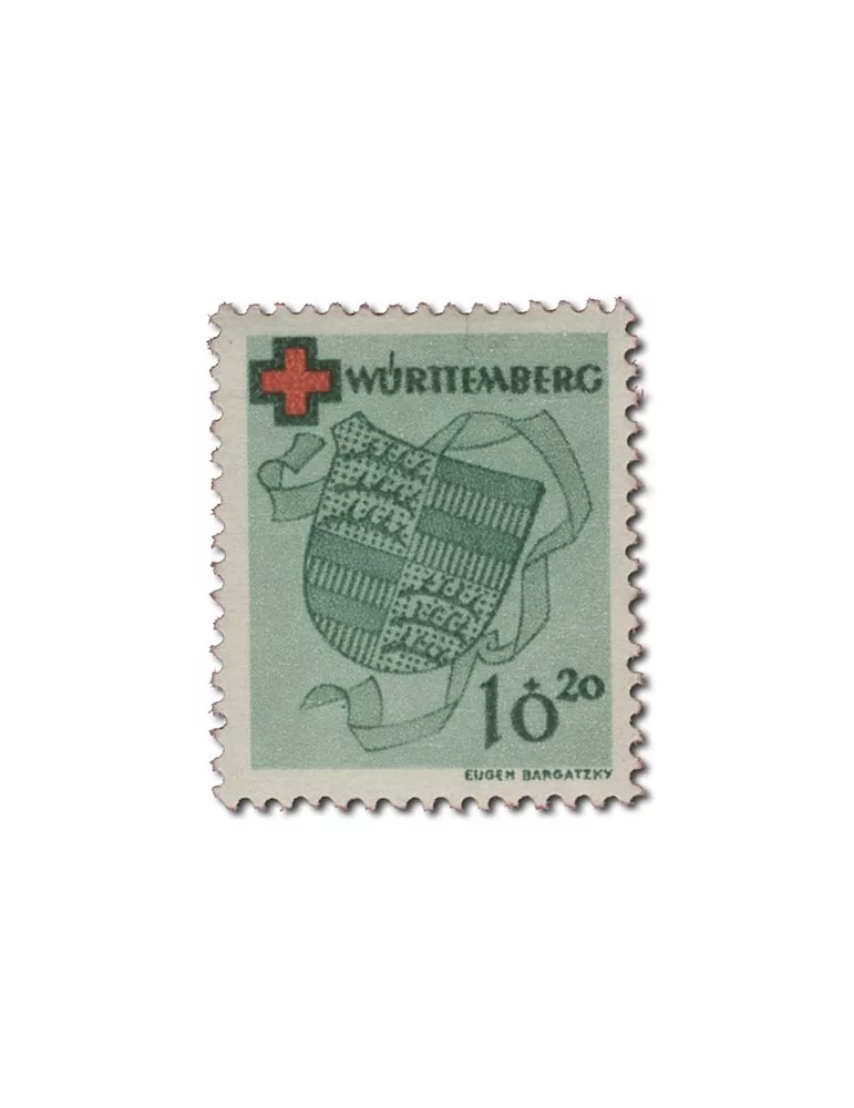 n° 38/41* - Timbre WURTEMBERG Poste