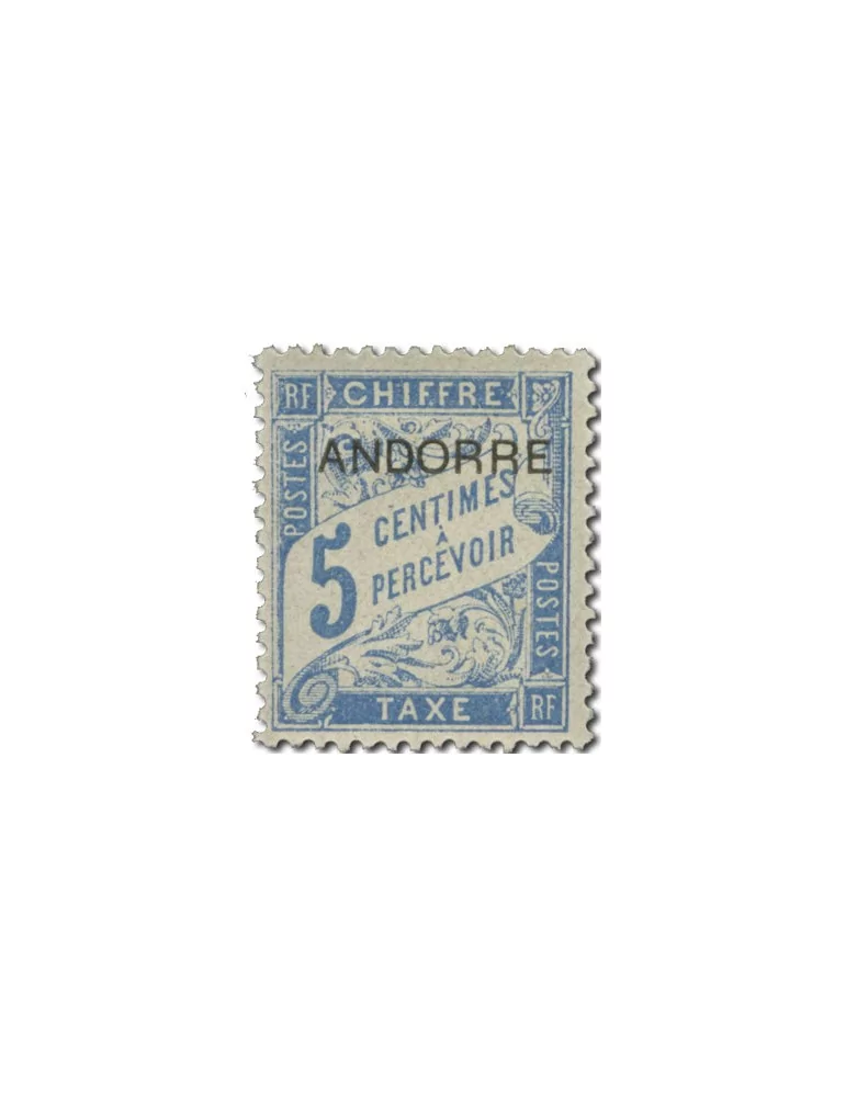 n° 1/8* - Timbre ANDORRE Taxe