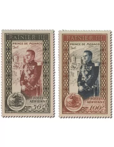 n° 49/50* - Timbre MONACO Poste Aerienne