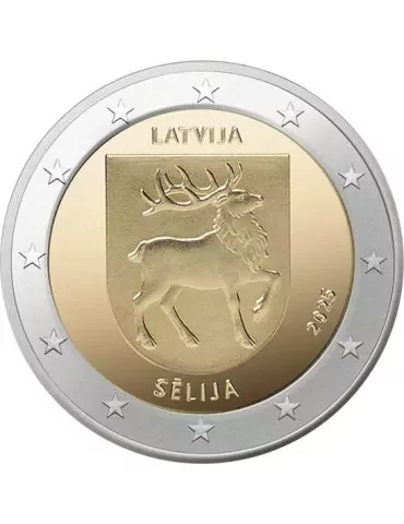2 EURO COMMEMORATIVE 2025 : LETTONIE (Région historique de Sélonie