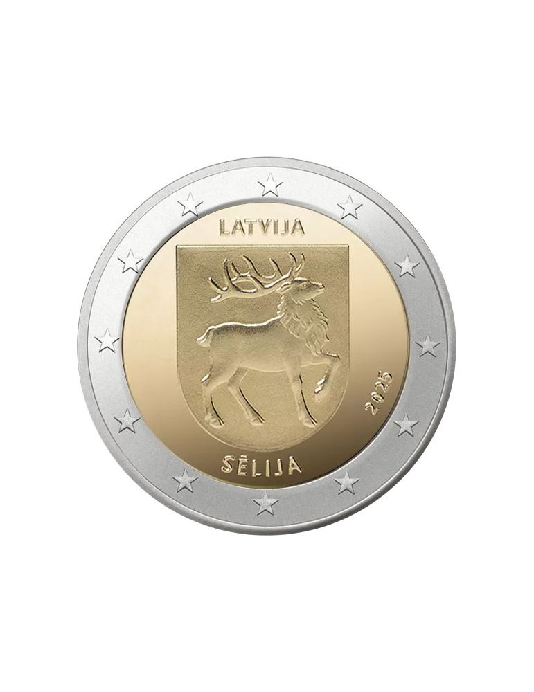 2 EURO COMMEMORATIVE 2025 : LETTONIE (Région historique de Sélonie