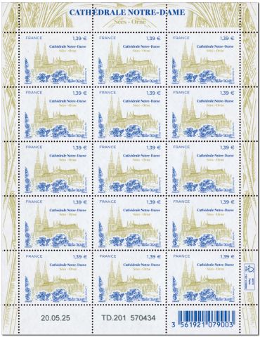 n° F192 - Timbre France Feuillets de France (n° 5889)