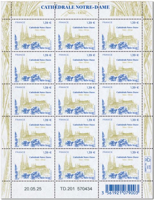 n° F192 - Timbre France Feuillets de France (n° 5889)