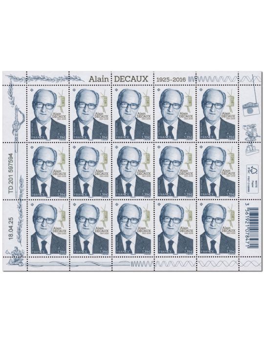n° F193 - Timbre France Feuillets de France (n° 5890)