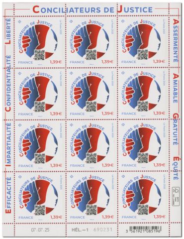 n° F196 - Timbre France Feuillets de France (n° 5894)